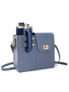 Daily Commute Water Bottle Holder Crossbody Bag Commuter Crossbody Bag Outdoor Travel Shoulder Sling Bag for Women Men