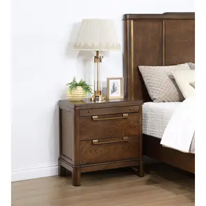 Milan - Nightstand - Dark Brown
