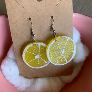 Lemon Earrings - Elegant Design with Lightweight Material, Ideal for Everyday Wear