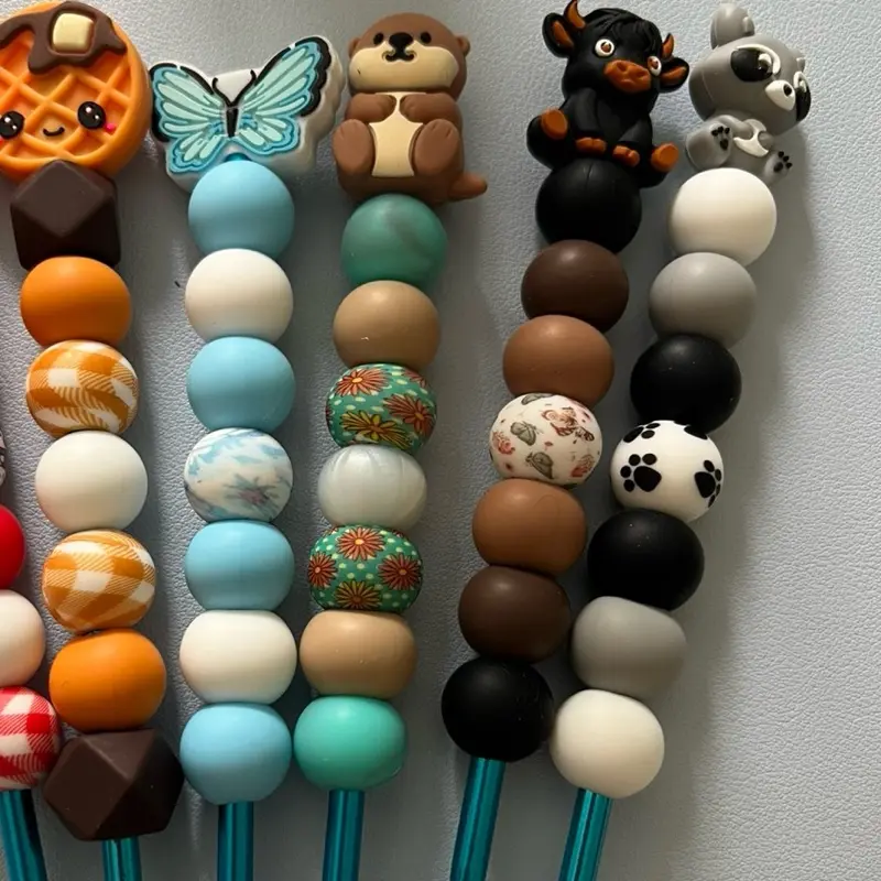 5mm Silicone Beaded Crochet Hoo