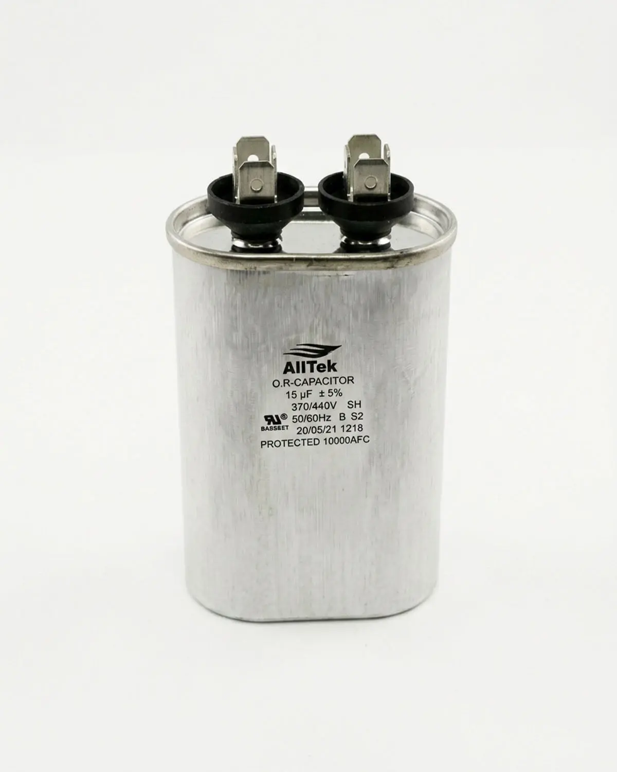 Alltek 15uf 370/440V HVAC Oval Run Capacitor