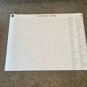Giant Covid-19 Themed Word Search Puzzle - 30x42 inches, Fun & Exciting Way to Recall Moments During The Pandemic