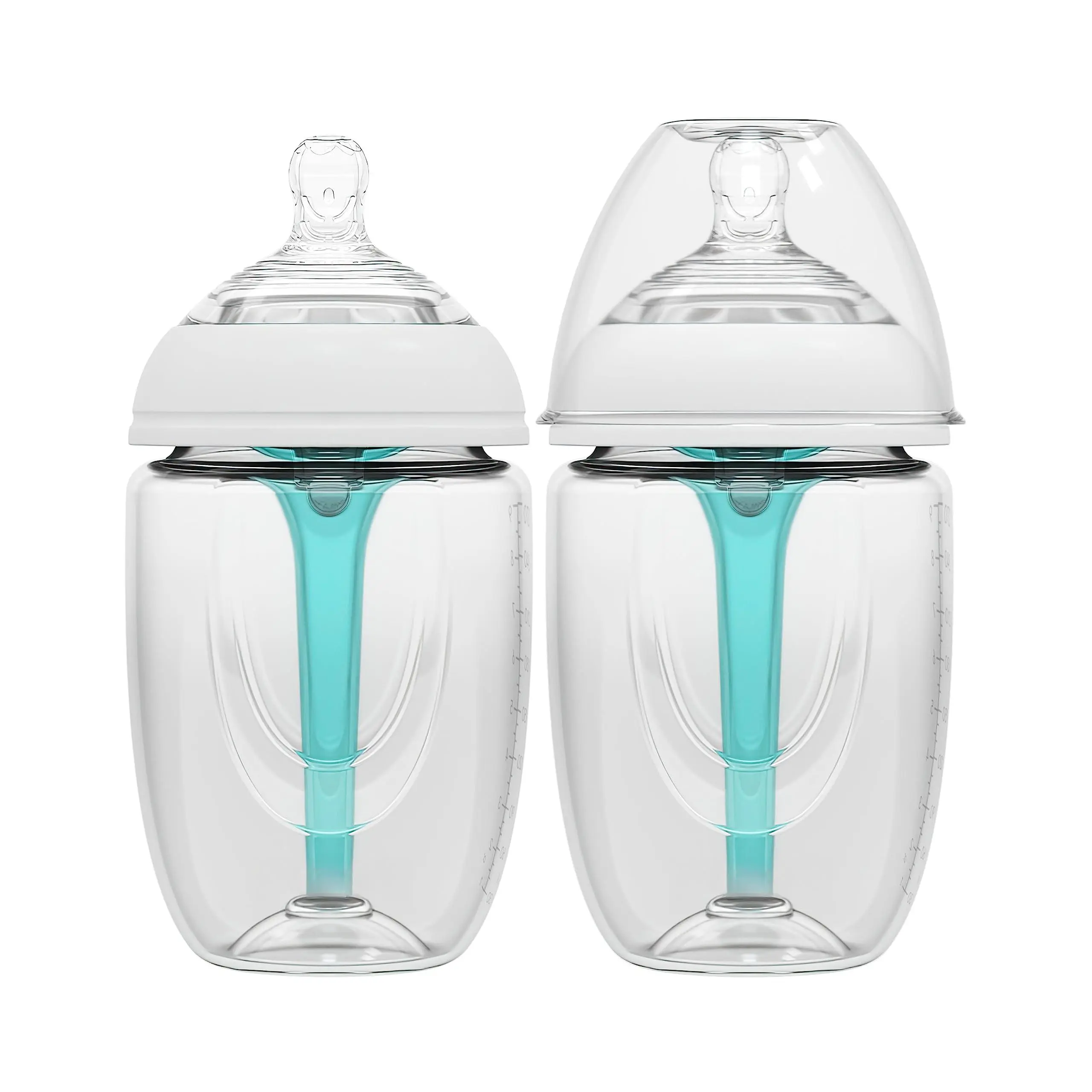 Anti-colic Bottles - 9 Oz (2-pack) For 0+ Months Self Sterilizing With Slow Flow Soft Flex Nipple And Advanced Venting System