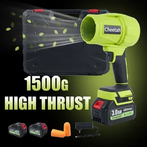 Cordless Turbo Jet Leaf Blower – High-Power Brushless Motor, Violent TurboFan for Car Drying, Dust Cleaning & Snow Removal – Handheld & Lightweight for Outdoor & Garage Use