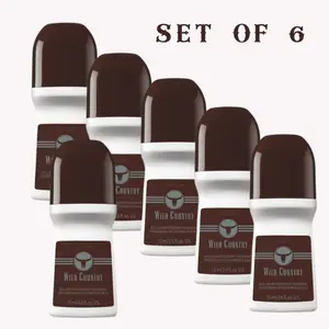 Wild Country Roll-On Antiperspirant Deodorant SET of 6 Wild Country Roll-On Antiperspirant Deodorant SET of 6