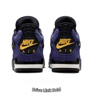 Classic Court Shoes – Purple Base with Gold Accents, Chunky Sole Design & Wing Eyelets, Unisex Vintage Streetwear Trainers Perfect for Urban & Gym Wear