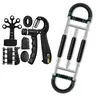 Twister Arm Trainer Adjustable Chest Workout Equipment for Men Stainless Steel Spring Resistance Home Fitness Multi Functional Strength Training Machine Resistance Chest Trainer hand grip strengthener