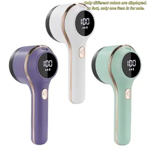 Home-use USB charging ball trimmer - Powerful ball removal without damaging clothes. Dual-purpose tool for removing and dehairing clothes. Portable hair removal device for clothes. Ball remover for sweaters and coats. Practical home clothing care and