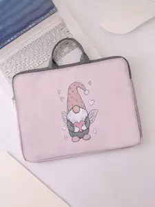 Christmas Goblin Pattern Notebook Bag, Soft Laptop Sleeve for All Seasons, Cute Zipper Case for Tablets and Notebooks