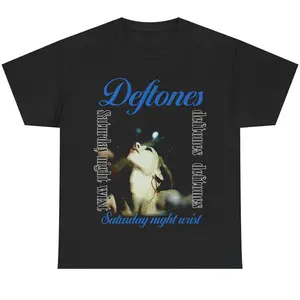 Deftones Saturday Night Wrist Music Unisex Black T-shirt – Classic Rock Band Graphic Unisex Cotton Tee