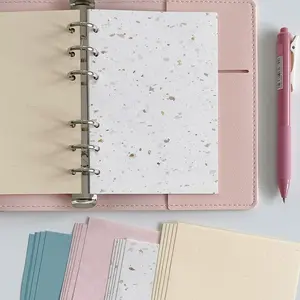 1 set M5 Handbook Loose-Leaf Notebook Inner Pages, Mixed Material Special Paper, Ideal for Note-Taking and Organization, Durable and Versatile