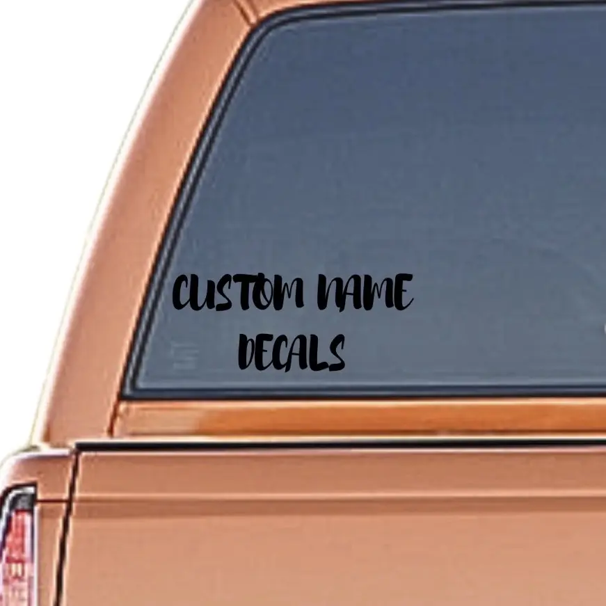 Custom Name Decals Waterproof Vinyl Decals--=%2=- decal=%2=----=%2=- sticker=%2=-- decal sticker