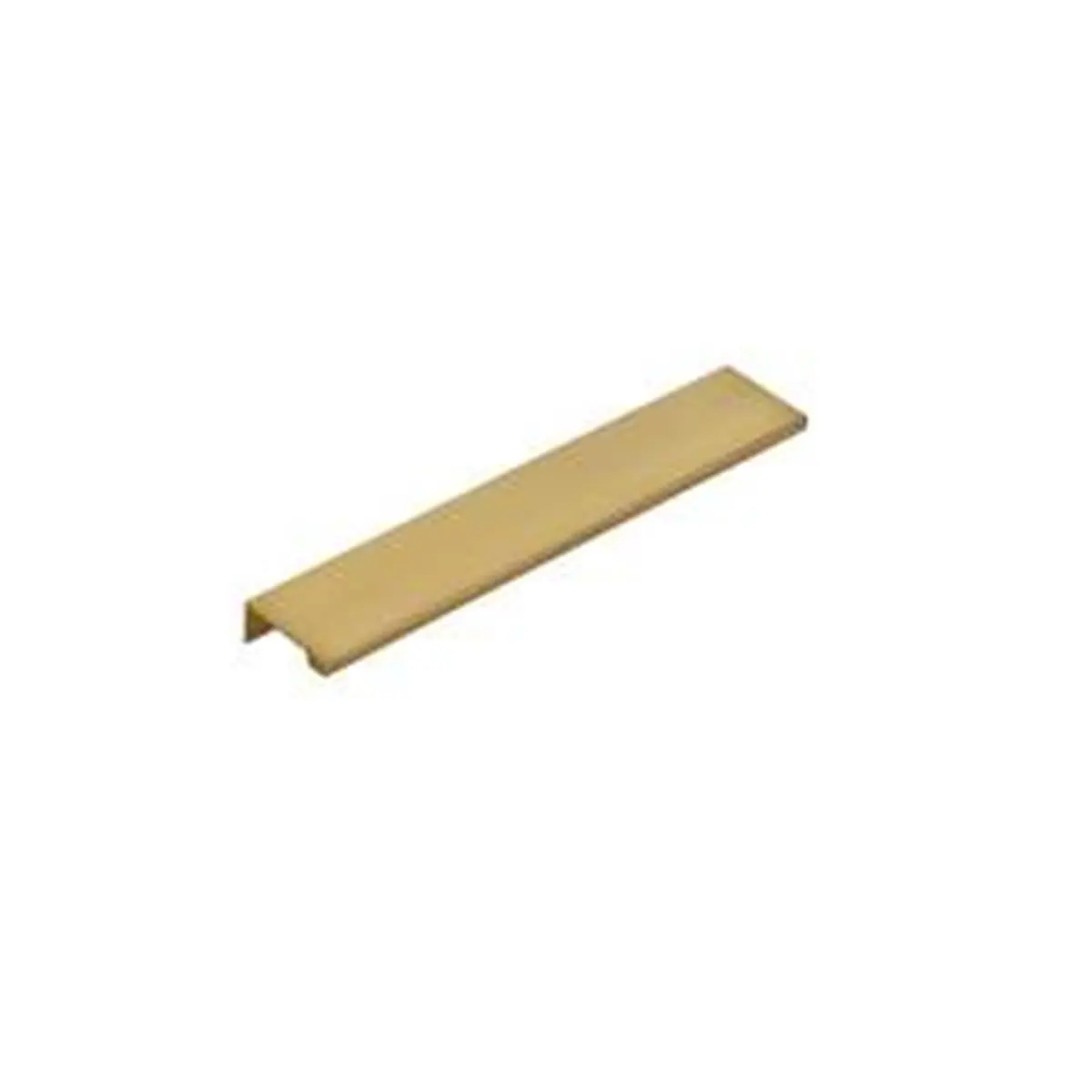 Emtek Satin Brass Finish Metal Cabinet Edge Pull - 8 in. Center to Center Door Handle, Door Handles