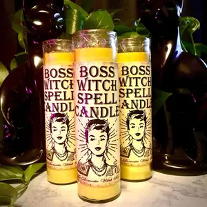 Boss Witch Spell Candle - Spiritual Candle - Manifesting