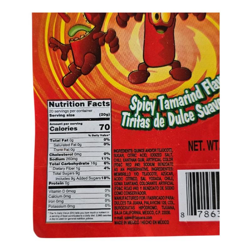 Tijuana Trozi-Locos  Spicy Tamarind Flavor Soft Candy Bites