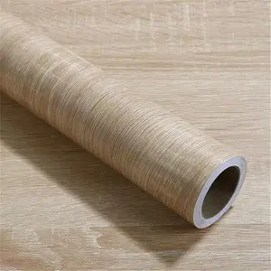 Wood Grain Peel and Stick Decorative Wallpaper (1 Roll), Self Adhesive Classic Removable Contact Paper, Vinyl Film Roll for Countertop & Wardrobe