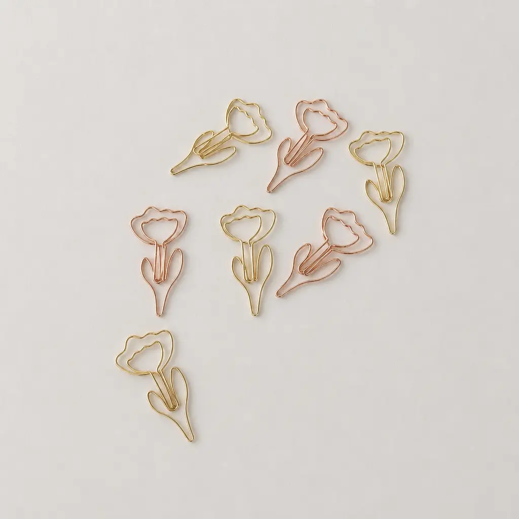 4 Flower Paperclip 4 Flower Paperclip