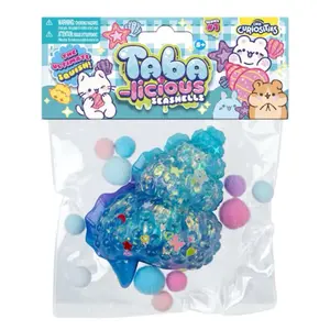 Taba-Licious Seashells Squishy Toy - Ocean Themed Summer Toy Design for Collecting Gifting or Daily Fun