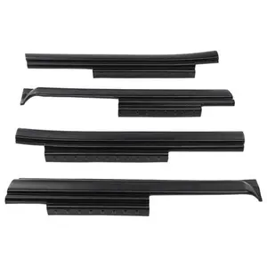 Fit For 07-18 Jeep Wrangler 4-Door Rocker Panel Guard Sill Plate Cover