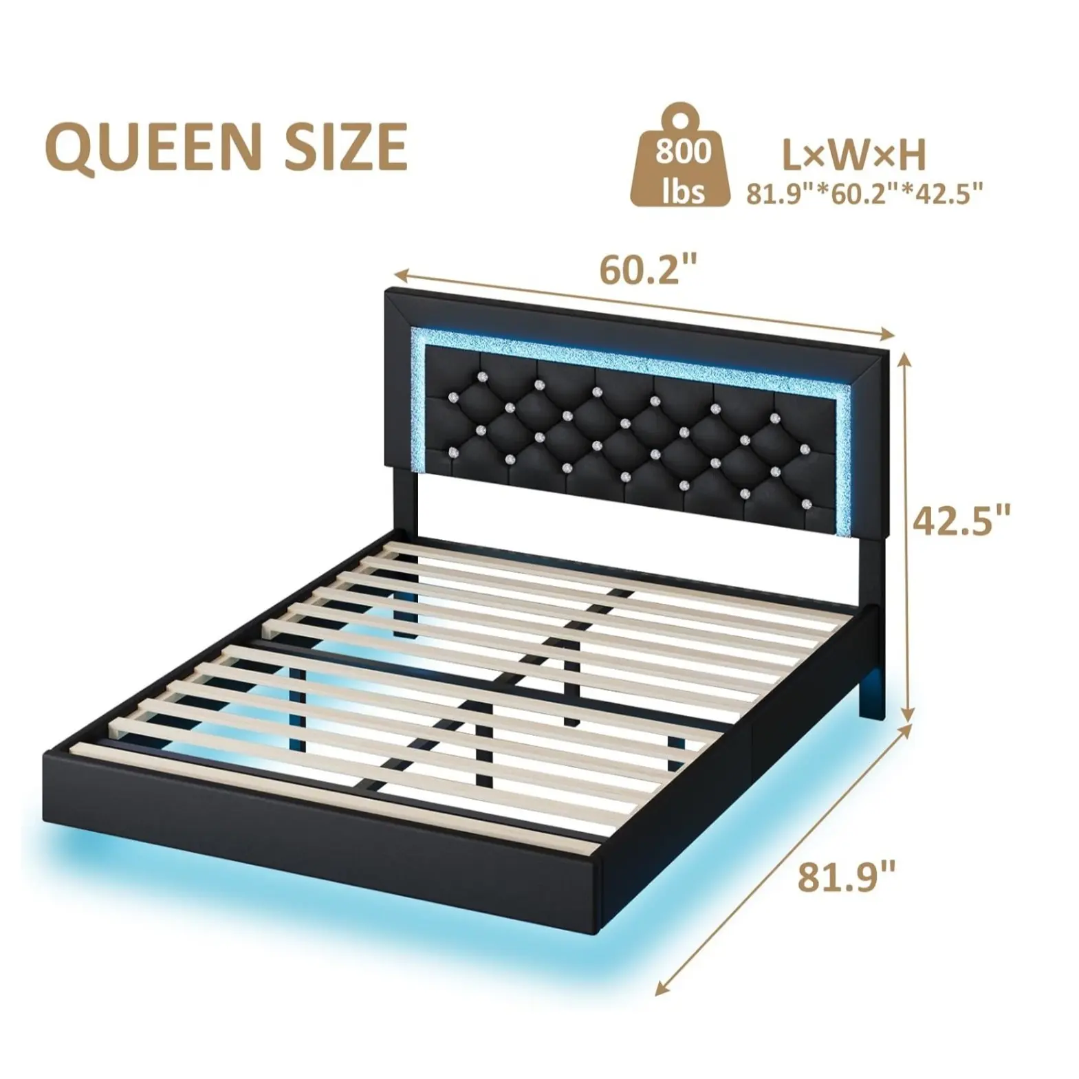 Queen Size Black