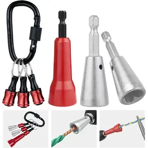 Wire Twister Tool for Drill with Bit Holder Keychain, Wire Nut Twister for Drill with 1/4" Hex Shank – Professional Electrician Tools for 9–22 AWG Wire Connector Twisting