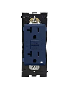 Leviton Renu Self-Test Tamper-Resistant GFCI Outlet, 20-Amp, RGF20-RN, Rich Navy