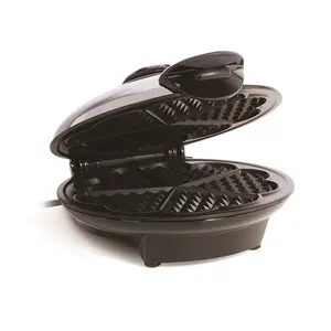 Euro Cuisine WM520 Heart Shaped Waffle Maker - With Eco Friendly Non-Stick Ceramic Coating (PTFE and PFOA Free Non Stick Plates)