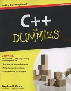 USED Book - C++ for Dummies by Stephen R. Davis (Paperback) - english