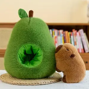 Avocado Capybara Plush Toy, Perfect Gift for ' Playtime, Ideal for Thanksgiving, Christmas, Birthday Parties, And Decorations