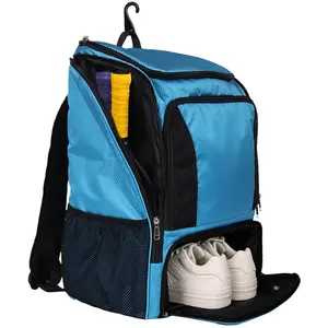 NEW Soccer Travel Backpack with Independent Shoe Compartment, Pickleball Paddle Tennis Bag, Laptop Backpack