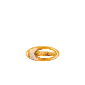 LELET NY Elizabeth Mini Flaw Claw Clip in Caramel Tortoise