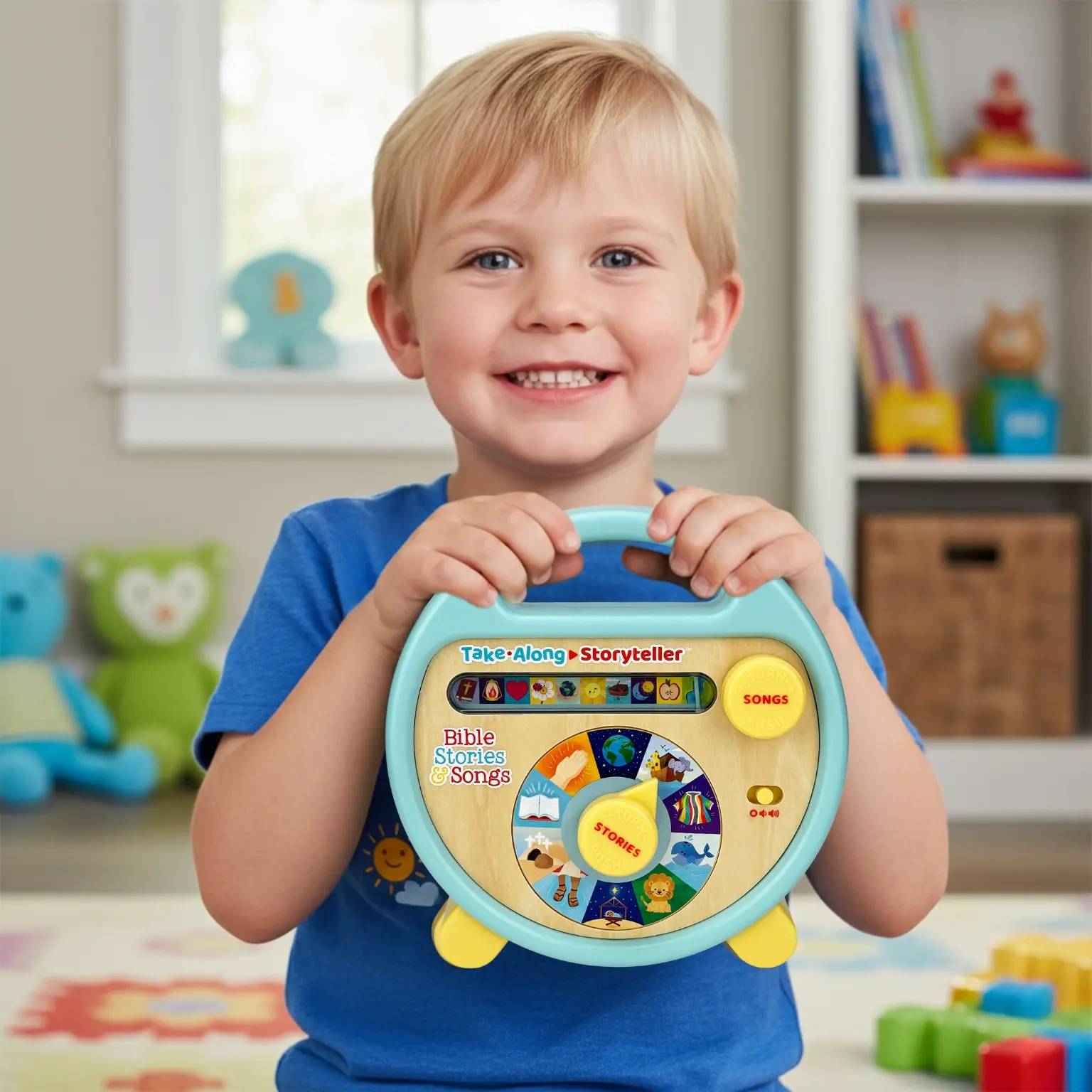 Child carrying device by handle