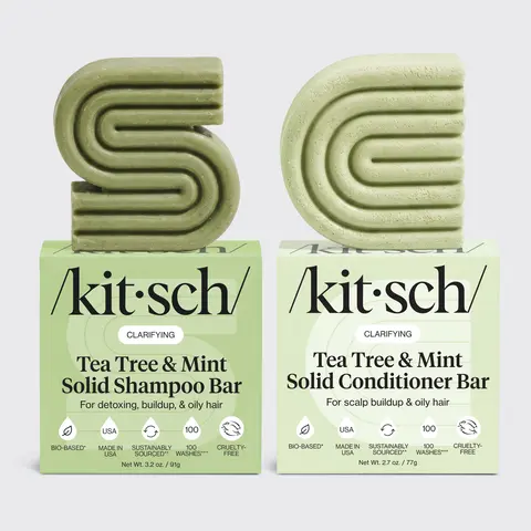 Clarifying Tea Tree & Mint Shampoo + Conditioner Combo