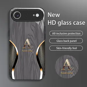 Suitable for [iPhone 17 Air] Brand new premium phone case, drop-proof and fingerprint-resistant，sophisticated and minimalist design, with 26 English letters to choose from YM99