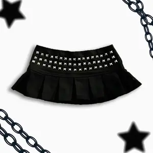 Y2k Clothes Gothic Punk Studded Mini Skirt Harajuku Sexy Ultra Short Rivet Pleated Skirt Hot Girl Kawaii Skirt Womens Clothing