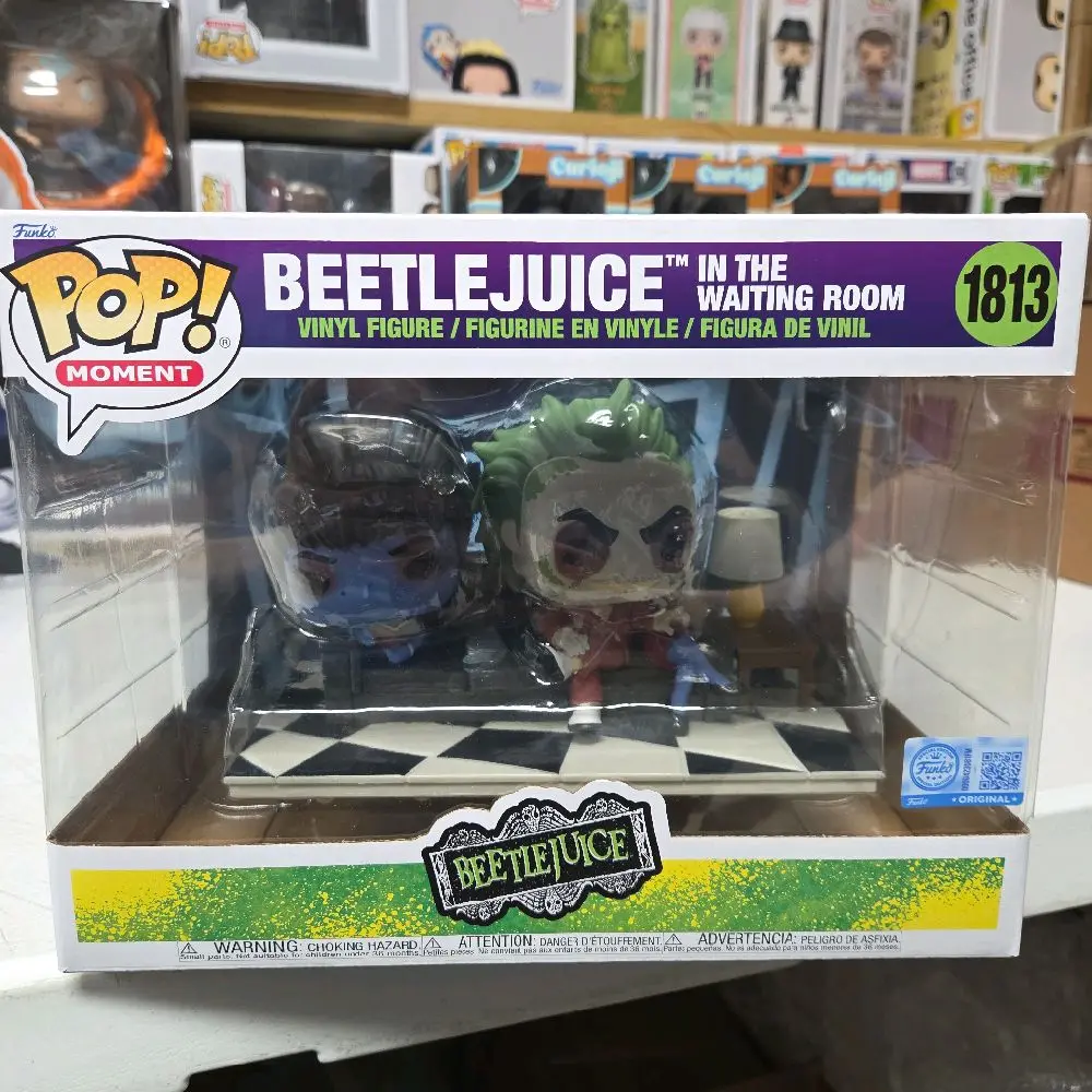 Funko Pop! Beetlejuice in the Waiting Room #1813, New Collectible Figurine - Shipped with Care in Bubble Wrap