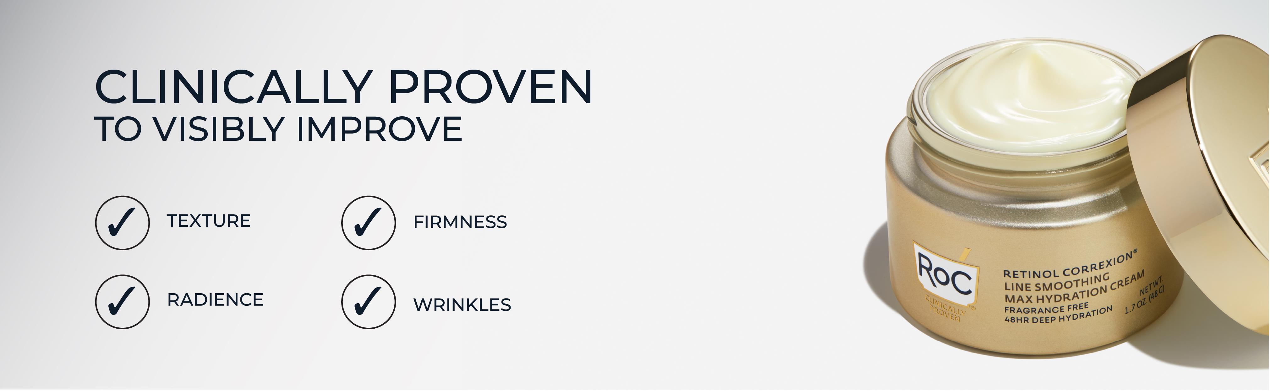 [RoC Skincare] RETINOL CORREXION Line Smoothing Max Hydration Cream