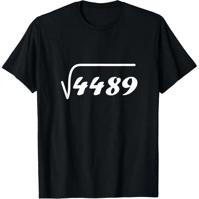 67 Meme Square Root 4489 Teen Six Seven Slang Math Teacher T-Shirt digital men cadena de mr stiven reggae tie dye Hip Hop Ripped Graphic T-Shirt casual outdoor pullover dark romance t-shirt