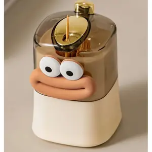 Toothpick Dispenser, Toothpick Dispenser, Toothpick Dispenser, Kitchen Restaurant Automatic-up Toothpick Dispenser, Cute Toothpick Container, Toothpick Box, Household Items, Home Decoration