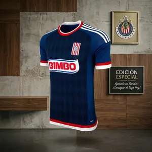 [Retro Jersey] - Chivas De Guadalajara 2015-16 Away Soccer Jersey - Full Print Logo