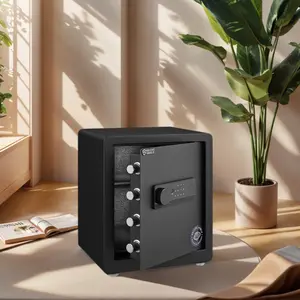 1.93 Cuft Safe Box, Security Electronic Steel Home Safe, Anti-Theft Digital Security Lock Box with Smart Alert System, Removable Shelf, Mute Function, Personal Document Safes for Money Jewelry(High end and high-quality)
