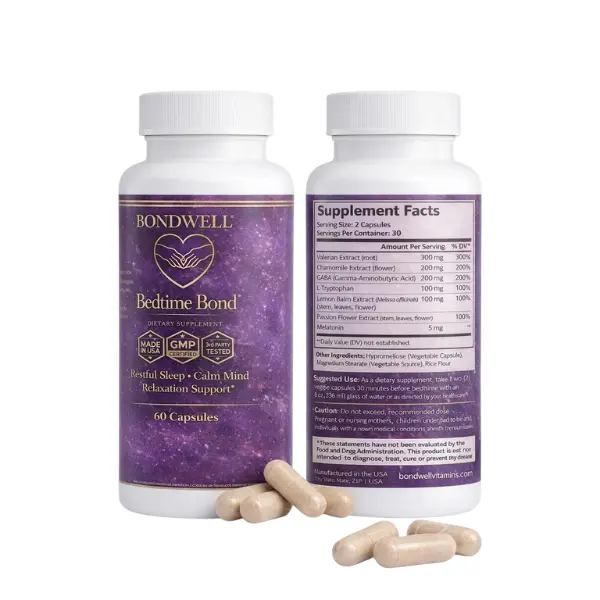 Bedtime Vitamins for Calm Energy & Rest