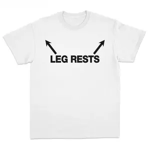 Leg Rests Graphic T-Shirt, Fun & Bold Summer Streetwear, Relaxed Fit