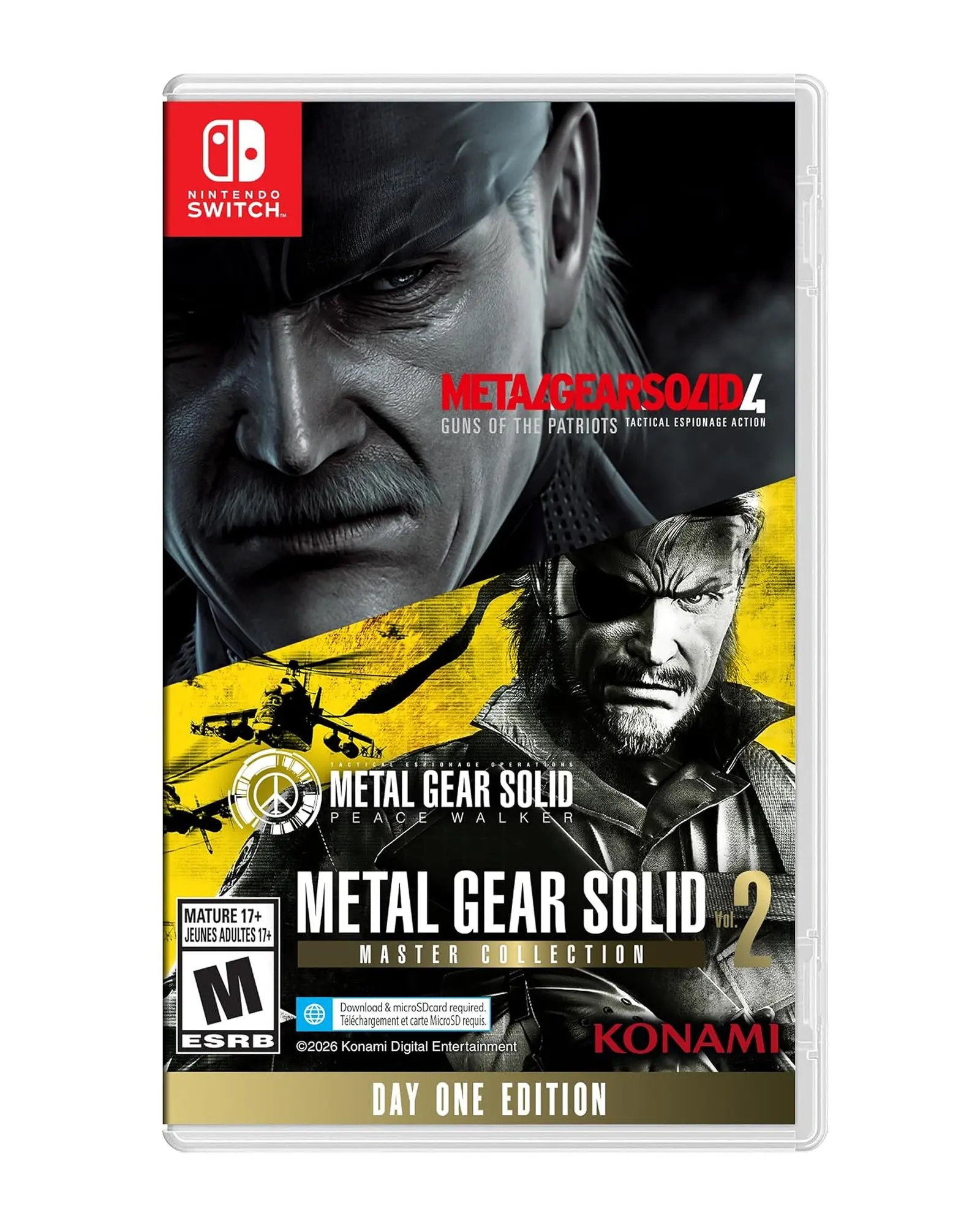 METAL GEAR SOLID | MASTER COLLECTION Vol. 2: DAY ONE EDITION - Nintendo Switch