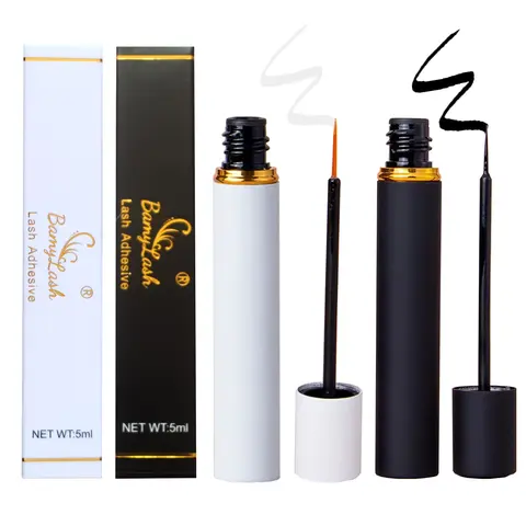 1 pc Bamylash Strong Gentle Acrylic Resin Cosmetic Eyelash Adhesive - Clear, Waterproof, Latex & Odor-Free Fake Eyelash Glue for Adults, Strip/Lash Clusters (Safety-Focused, Trusted by Repeat Customers)