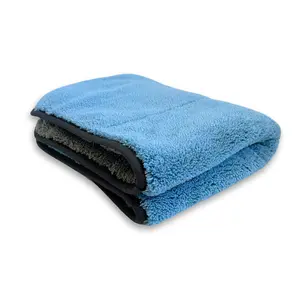 Captains' Thick Heavyweight Microfiber Boat & Car Drying Towel - 16" x 18" Ultra-Soft Dual-Sided Towel for Detailing & Cleaning