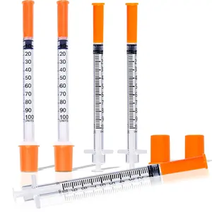1mL Precision Fluid Dispensing Syringe, 29G × 5/16 Inch, Laboratory Supply, 100 Pack
