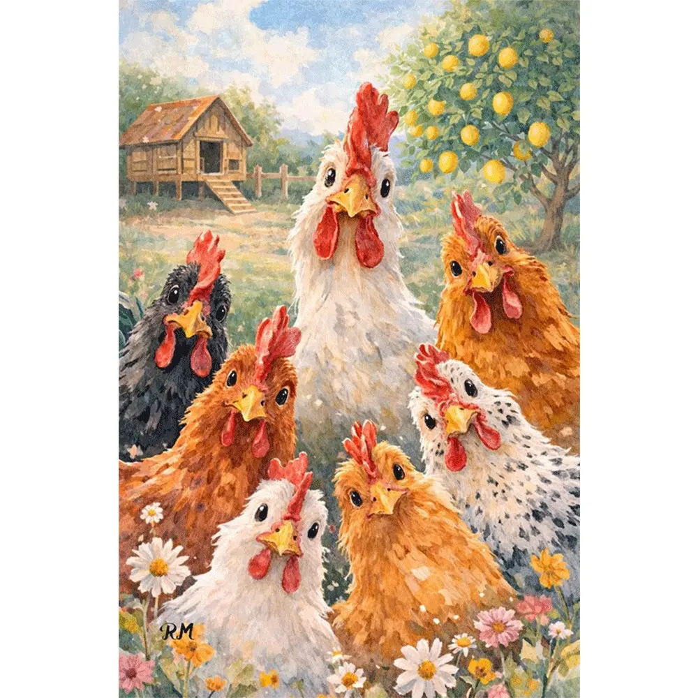 1PC 5D diamond painting 2D flat printing Diamond Painting Kit for Adults Kids, 5D DIY Rhinestone Embroidery Arts Craft, Red White Polka Dot Dress Girl with Rabbit in Autumn Forest, Home Wall Deco