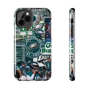 Philly Eagles Football Tough Phone Case For iPhone X 11 12 13 14 15 16 17 Air Plus Pro Max screen protector Shockproof Protection