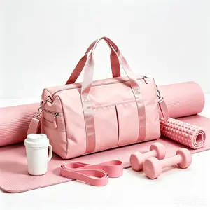 Large Travel Duffel Bag,Carry-on Overnight WeekenderBags for Women,Sports Tote Gym Bag with Wet Pocket